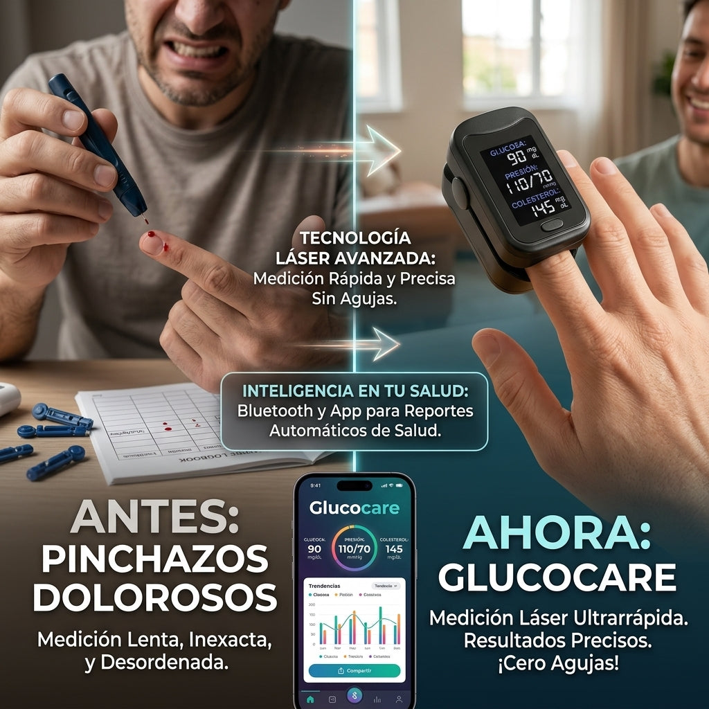 Glucocare - Mide glucosa sin pinchazos