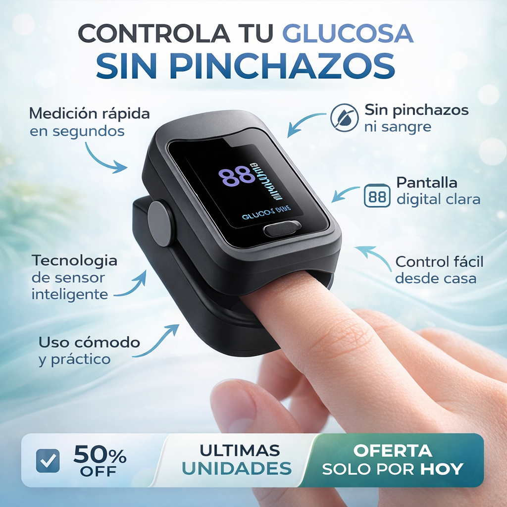 Glucocare - Mide glucosa sin pinchazos